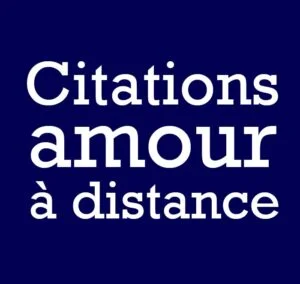Citation sur -amour a distance