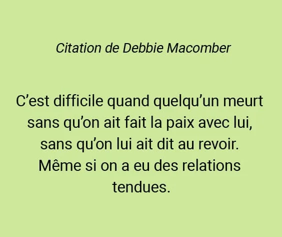 citation au revoir quand quelqu'un meurt