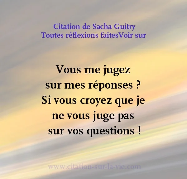 Citation JUGER LES AUTRES