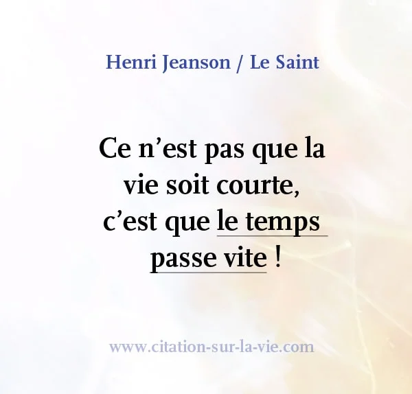 citation le temps passe vite