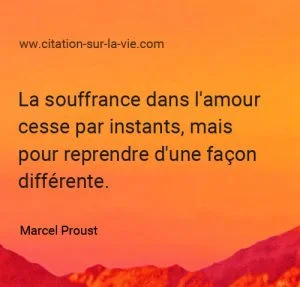 citation souffrance amour
