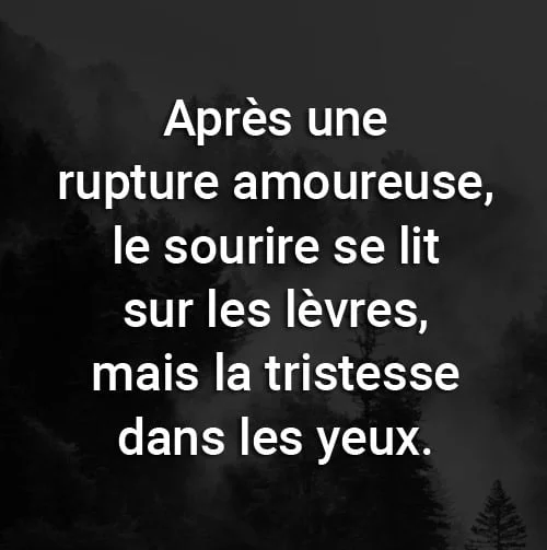 citation triste rupture amoureuse