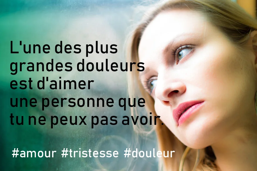 message triste amour