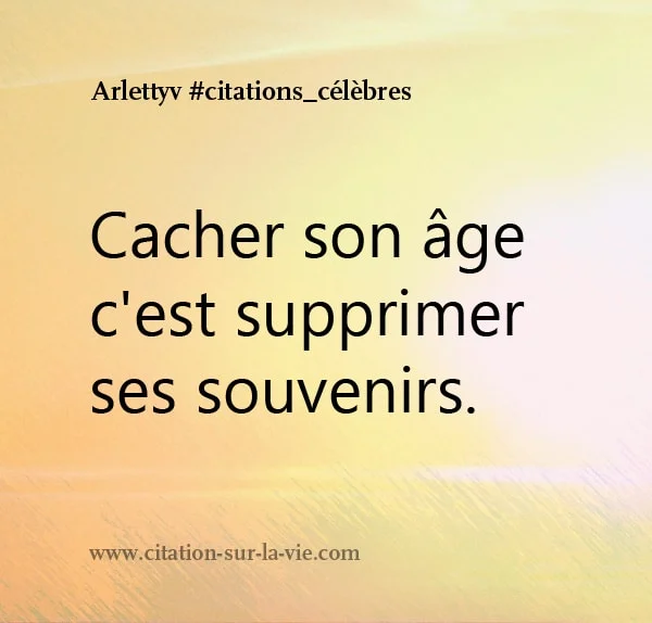 citation proverbes age
