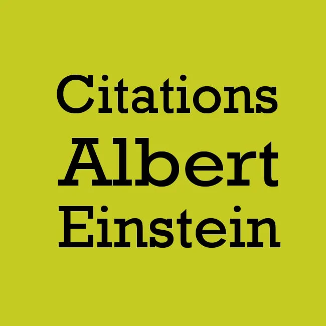 citations albert einstein sur la vie