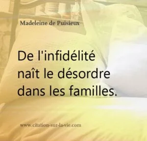 message infidelite
