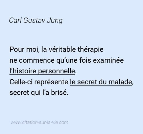Citation de Jung sur la maladie