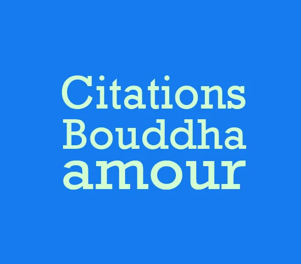 Citations Bouddha amour