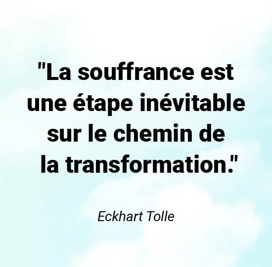 La-souffrance est une etape inevitable