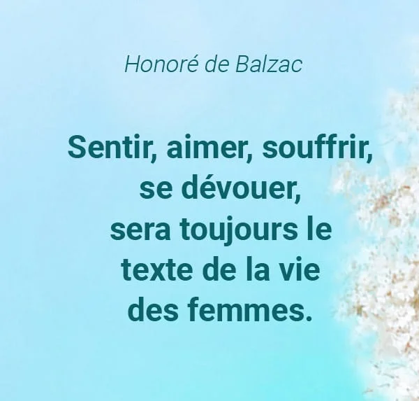 balzac citation sur la femme
