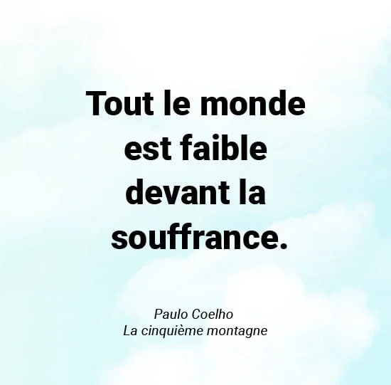 citation sur la souffrance