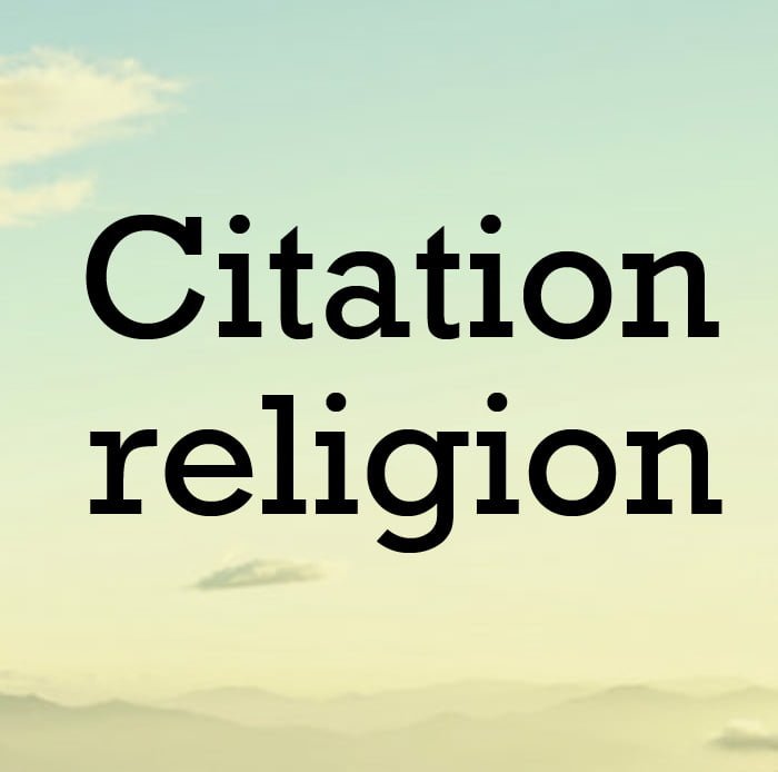 citation religion