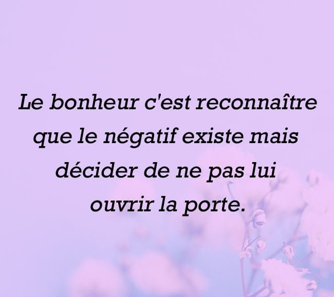 citation et phrase sur le bonheur