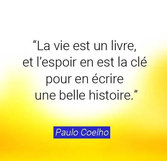 la vie et l espoir citation paulo coelho