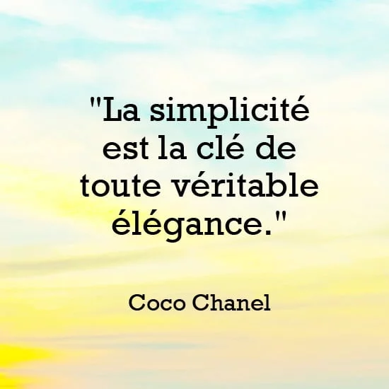 Citation mode Coco Chanel