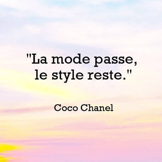 Coco Chanel citation simplicité