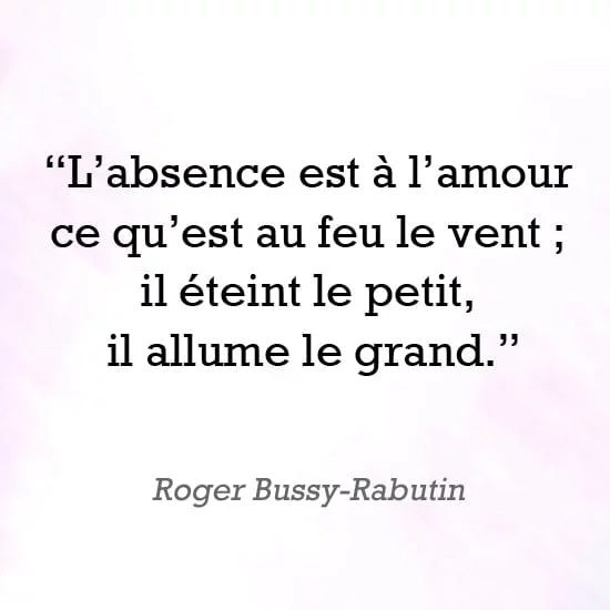 citation absence amour