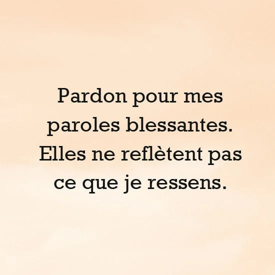 texte pour demander pardon amour