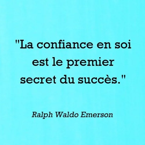 citation La confiance en soi