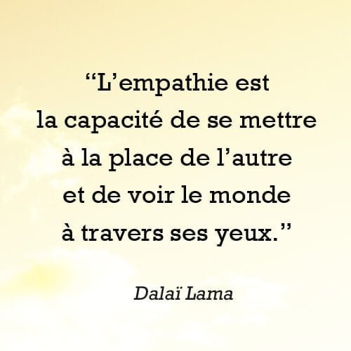 dalai lama citation sur l'empathie