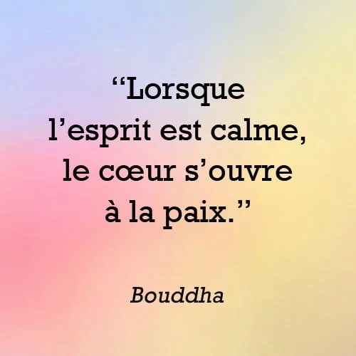 citation esprit calme