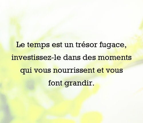 texte savourer chaque instant de la vie